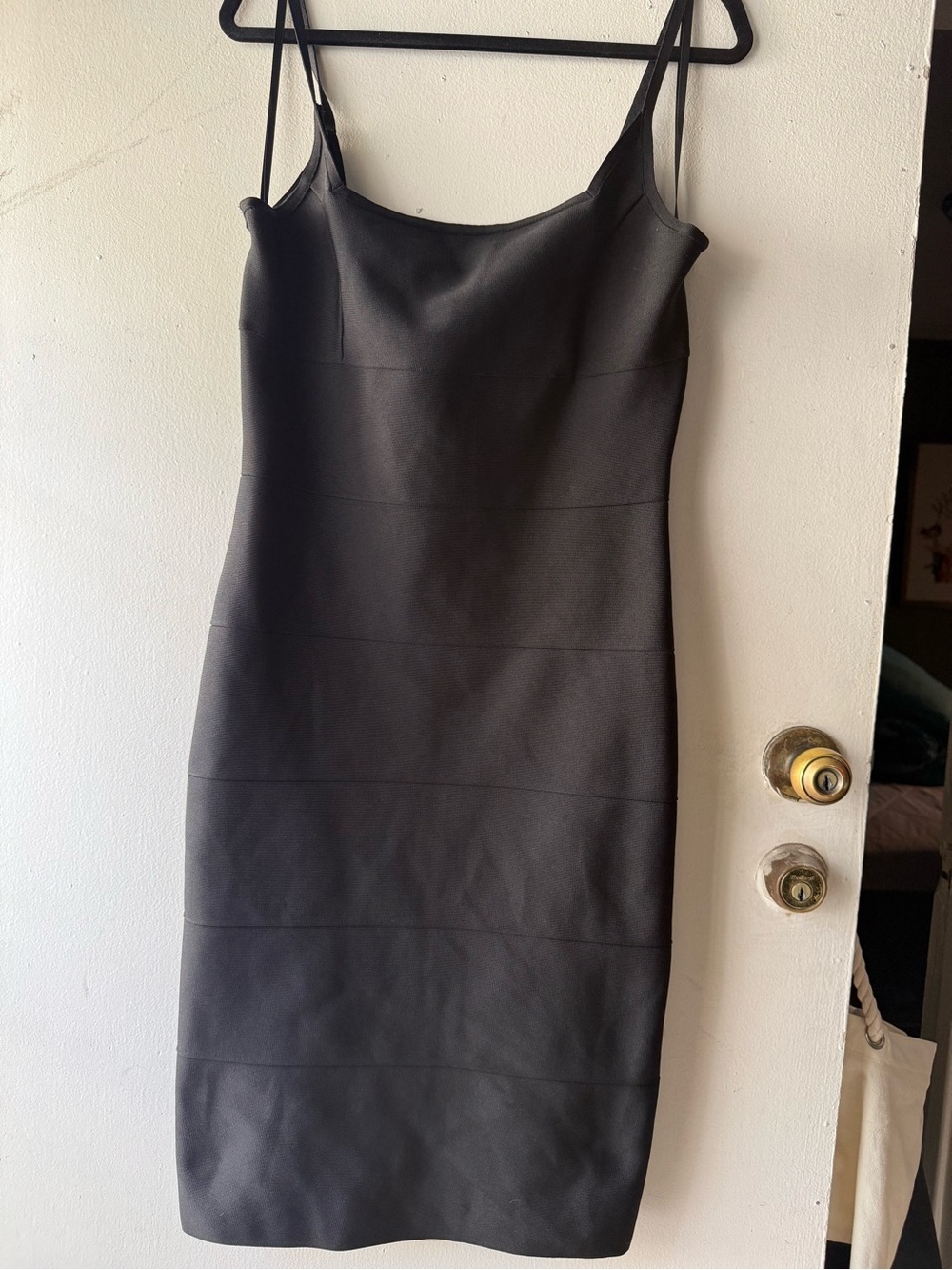 Bebe Black Bodycon bandage Dress